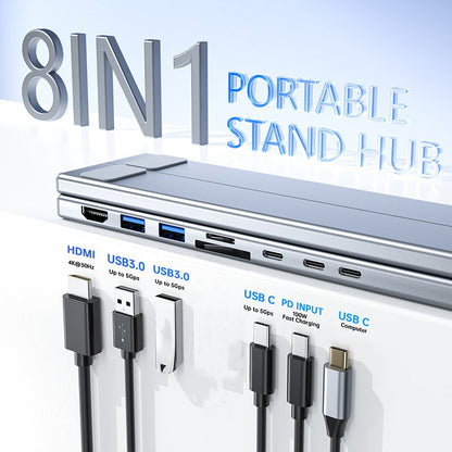 🖥️50 % Rabatt!⚡USB-C-Dockingstation und Laptop-Ständer mit 4K-HDMI