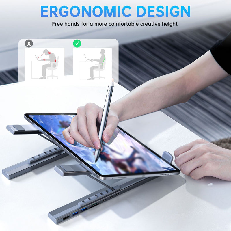 🖥️50 % Rabatt!⚡USB-C-Dockingstation und Laptop-Ständer mit 4K-HDMI