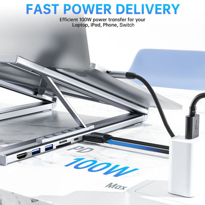 🖥️50 % Rabatt!⚡USB-C-Dockingstation und Laptop-Ständer mit 4K-HDMI