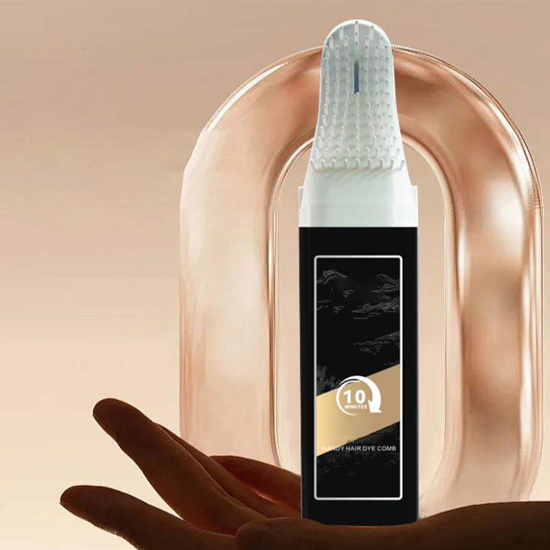 🔥Tragbarer, sicherer Haarfärbekamm & Shampoo