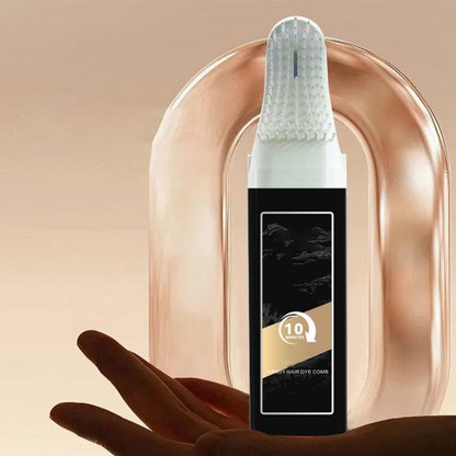 🔥Tragbarer, sicherer Haarfärbekamm & Shampoo