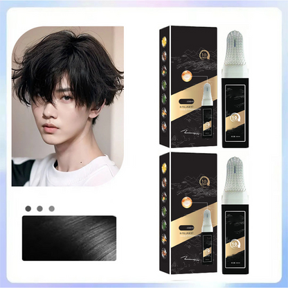 🔥Tragbarer, sicherer Haarfärbekamm & Shampoo