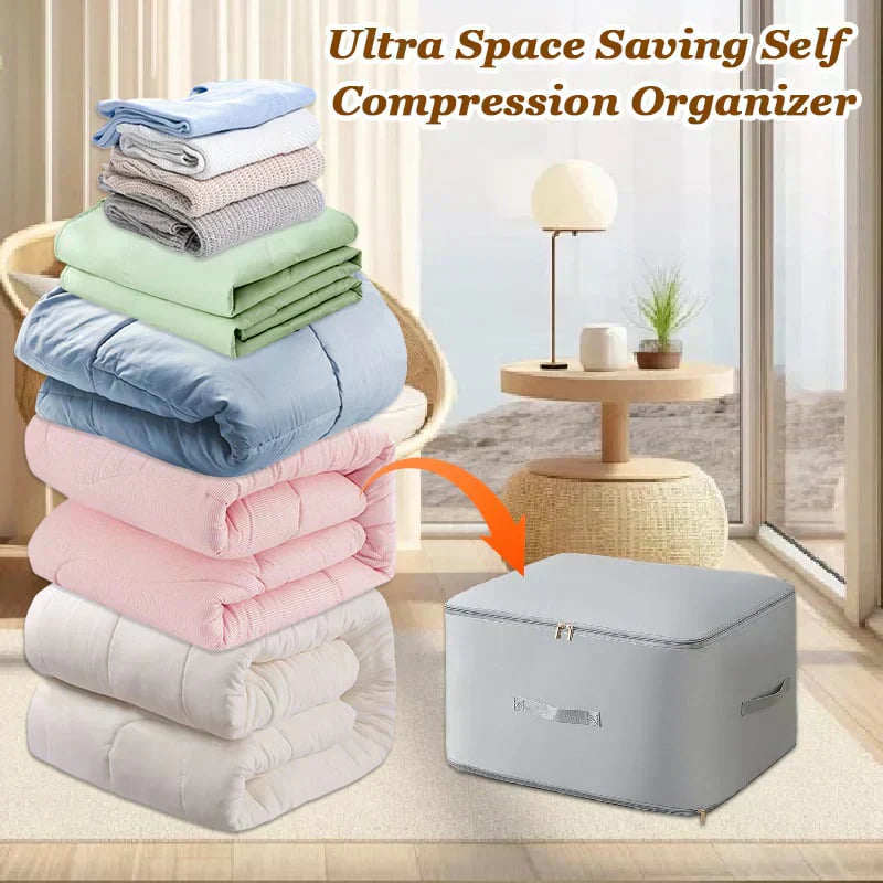 ⏳Begrenzte Zeit 50% Rabatt💥Ultra platzsparender Selbstkompressions-Organizer