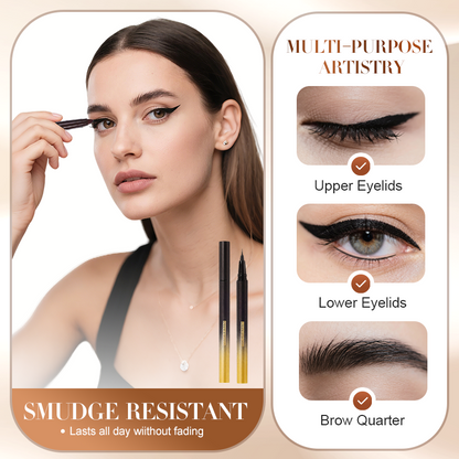 ❣️1 kaufen, 1 gratis❣️ Wasserfester Flüssig-Eyeliner-Stift