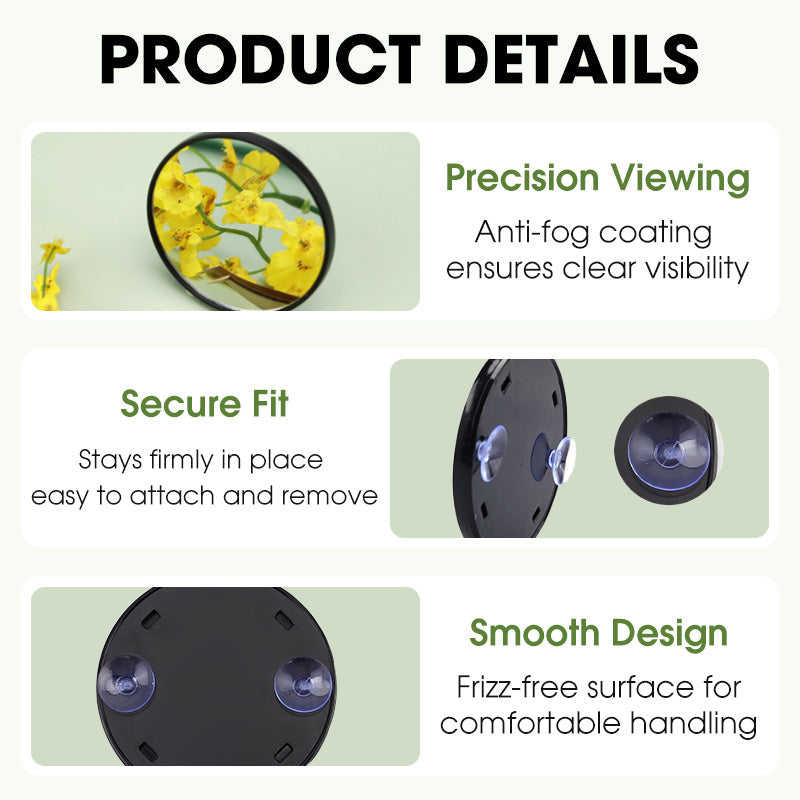 5X Magnifying Mirror with Suction Cups