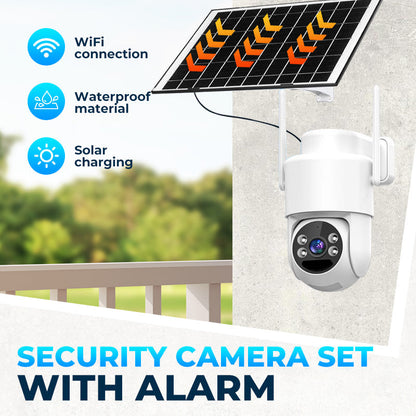 📦 4G LTE Solar-Sicherheitskamera für den Außenbereich, ohne WLAN, 4MP HD Farb‑Nachtsehen, kontinuierliche Stromversorgung, KI‑Erkennung, bidirektionales Audio, wasserdicht nach IP65, CCTV, keine Kabelinstallation