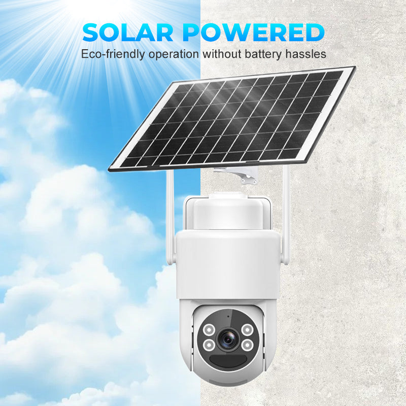 📦 4G LTE Solar-Sicherheitskamera für den Außenbereich, ohne WLAN, 4MP HD Farb‑Nachtsehen, kontinuierliche Stromversorgung, KI‑Erkennung, bidirektionales Audio, wasserdicht nach IP65, CCTV, keine Kabelinstallation