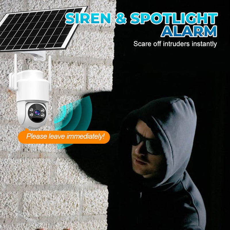 📦 4G LTE Solar-Sicherheitskamera für den Außenbereich, ohne WLAN, 4MP HD Farb‑Nachtsehen, kontinuierliche Stromversorgung, KI‑Erkennung, bidirektionales Audio, wasserdicht nach IP65, CCTV, keine Kabelinstallation