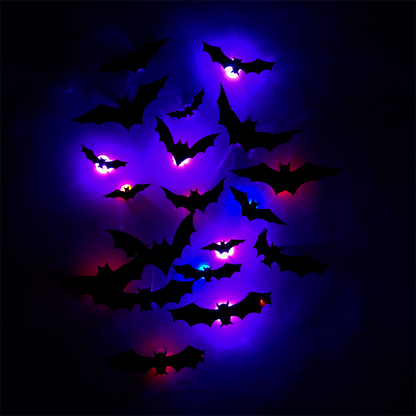 🦇Halloween-Dekoration: 3D-LED-Wandleuchte in Fledermausform