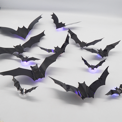 🦇Halloween-Dekoration: 3D-LED-Wandleuchte in Fledermausform