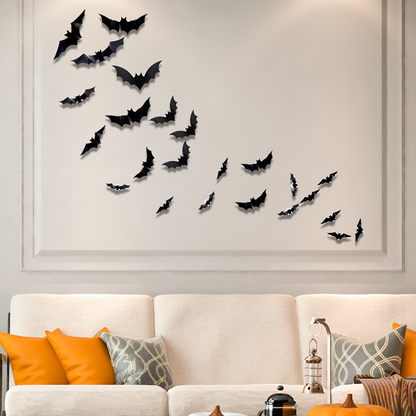 🦇Halloween-Dekoration: 3D-LED-Wandleuchte in Fledermausform
