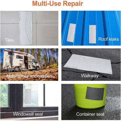 🔥 50 % Rabatt! – Hochbelastbares wasserdichtes Aluminiumband – Sofortige Reparatur und Abdichtung bei Lecks
