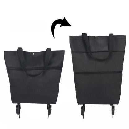 🌸LETZTER TAG ZUM SONDERPREIS!!🌸🛒 Faltbarer Einkaufswagen – Die rollende Einkaufstasche, die Ihren Rücken schont.
