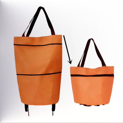 🌸LETZTER TAG ZUM SONDERPREIS!!🌸🛒 Faltbarer Einkaufswagen – Die rollende Einkaufstasche, die Ihren Rücken schont.