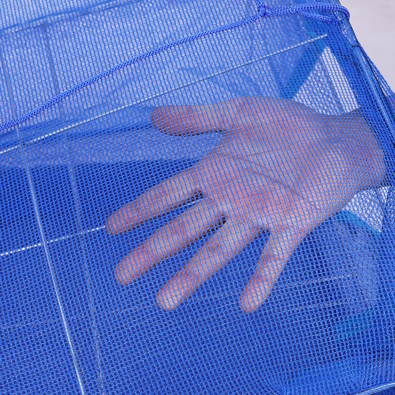 Mehrzweck-Wäscheständer aus Netzgewebe, faltbar, mit Haken