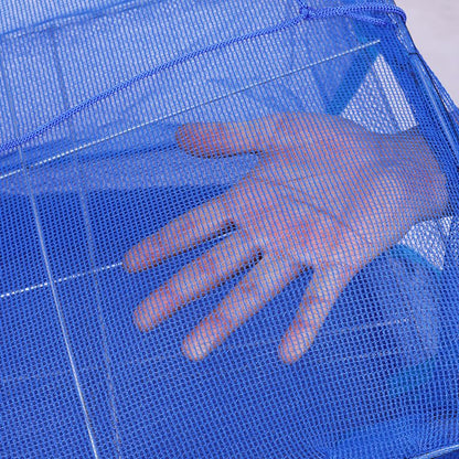Mehrzweck-Wäscheständer aus Netzgewebe, faltbar, mit Haken