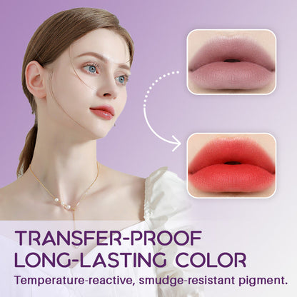 Lang anhaltender, wasserfester, feuchtigkeitsspendender Lippenstift