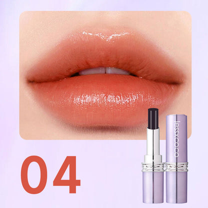 Lang anhaltender, wasserfester, feuchtigkeitsspendender Lippenstift