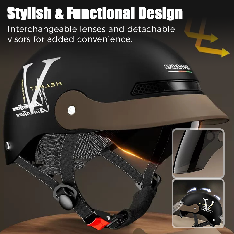 🏍️Atmungsaktiver, leichter, sturzsicherer Motorradhelm🛡️