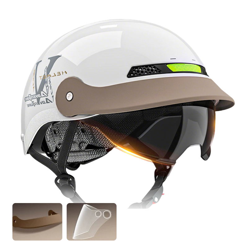 🏍️Atmungsaktiver, leichter, sturzsicherer Motorradhelm🛡️