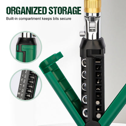 🪛14-in-1 Adjustable Ratchet Screwdriver💥