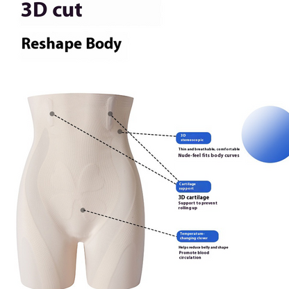 Hochgeschnittene Shapewear-Shorts mit Po-Lifting-Effekt
