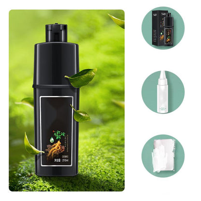 🥳HEISSER SALE 2026🥳💞50.000+ VERKAUFT!👵❤️  Pflanzliche Inhaltsstoffe Haarfärbemittel Shampoo – Schwarz