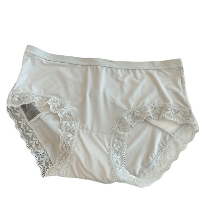 📢📢 Flash Sale⚡: Endet in 3 Stunden!⏰⏰ Weiche Spitzen-Slips für Damen mit mittlerer Leibhöhe