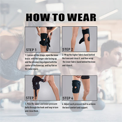 🦵  Atmungsaktive, verstellbare Kniebandage – Leichte Gelenkunterstützung für Sport oder Alltag, optimaler Komfort 🏃‍♂️📦