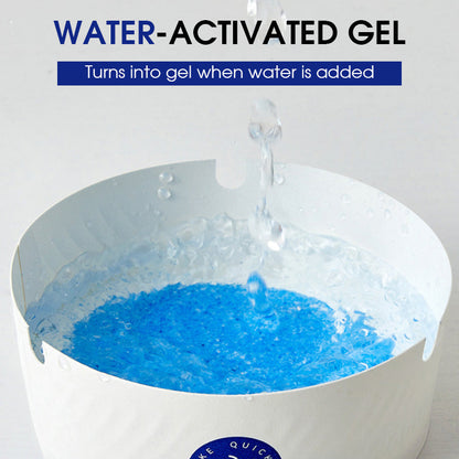 🌿Einweg-Aschenbecher mit ascheabsorbierendem Gel