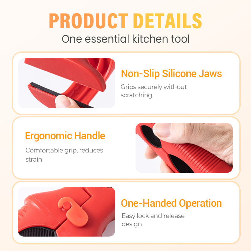 🍽️ 50% RABATT HEISSER VERKAUF! ✨ 3-in-1 Silikon-Schüssel- und Tellerklemme - Spülmaschinenfest & Hitze-beständig bis 230°C für Sicheren Transport von Mahlzeiten 🍱🔒