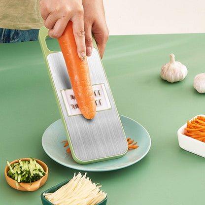 🔪 Multifunctional Kitchen Chopper with Hand Guard – 5 Blades, Non-Slip Base & Quick Vegetables Chopping 🥕⚠️📦