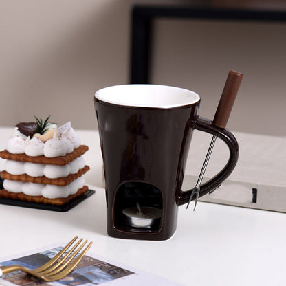 🍫Keramischer Schokoladenfondue-Becher