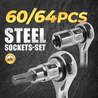 ⏳【Versandkostenfrei】50 % Rabatt für begrenzte Zeit💥🔧CR-V-Stahl-Steckschlüssel-Set | Alles in einem Set