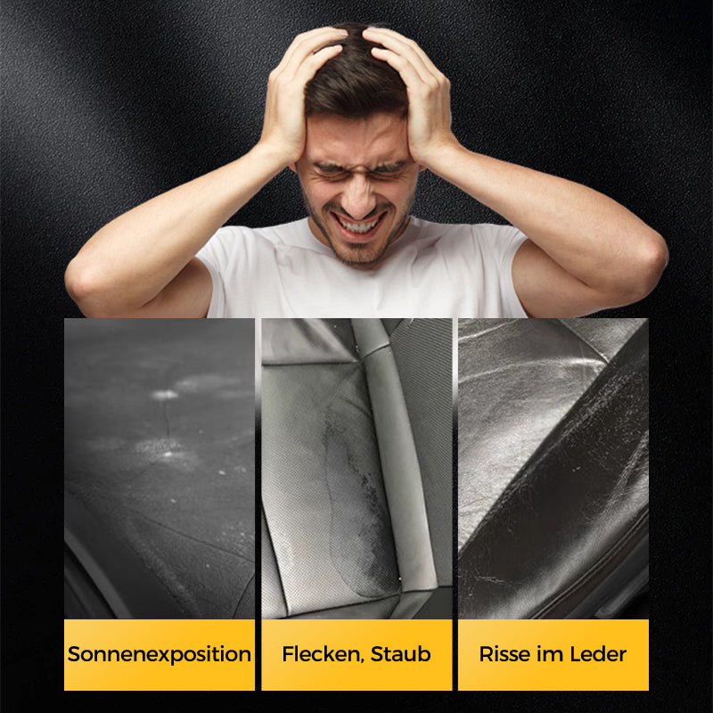 ✨ Reinigungs- & Pflegecreme für Leder - Tiefenreinigung mit Natürlichen Ölen für Möbel, Autositze & Accessoires 🛋️🌟