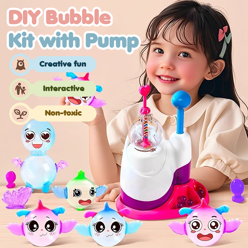 ✨DIY-Seifenblasen-Set mit Pumpe für Kinder