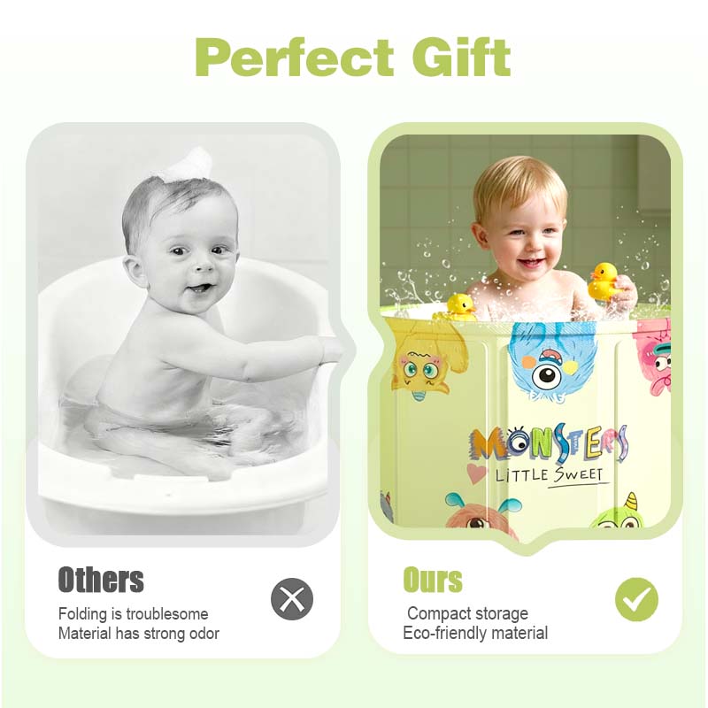 Compact Foldable Bathtub for Adults ＆ Kids