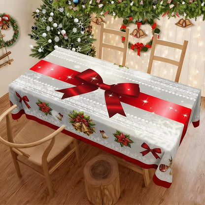 🔥Solange der Vorrat reicht 46 % Rabatt!🎉Stilvolle Tischdecke mit Weihnachtsmotiv