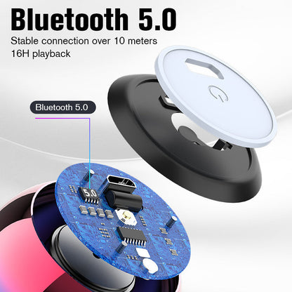 🔊 50% RABATT JETZT! ✨ Kompakter HiFi Bluetooth Lautsprecher - 5W Stereo Sound mit 12h Akkulaufzeit für Unterwegs & Zuhause 🎶📦