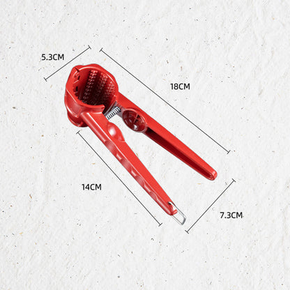 🔥 50 % RABATT! ✨ Leichter manueller Nussknacker – Spritzschutz, Aluminium und Edelstahl, einfach zu verwenden für Nüsse und Mandeln 🥜⚙️