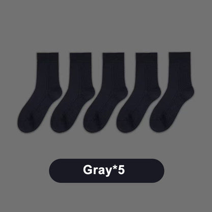 Herren-Crew-Socken aus geruchshemmender Graphene-Mischung – 5 Paar/Set