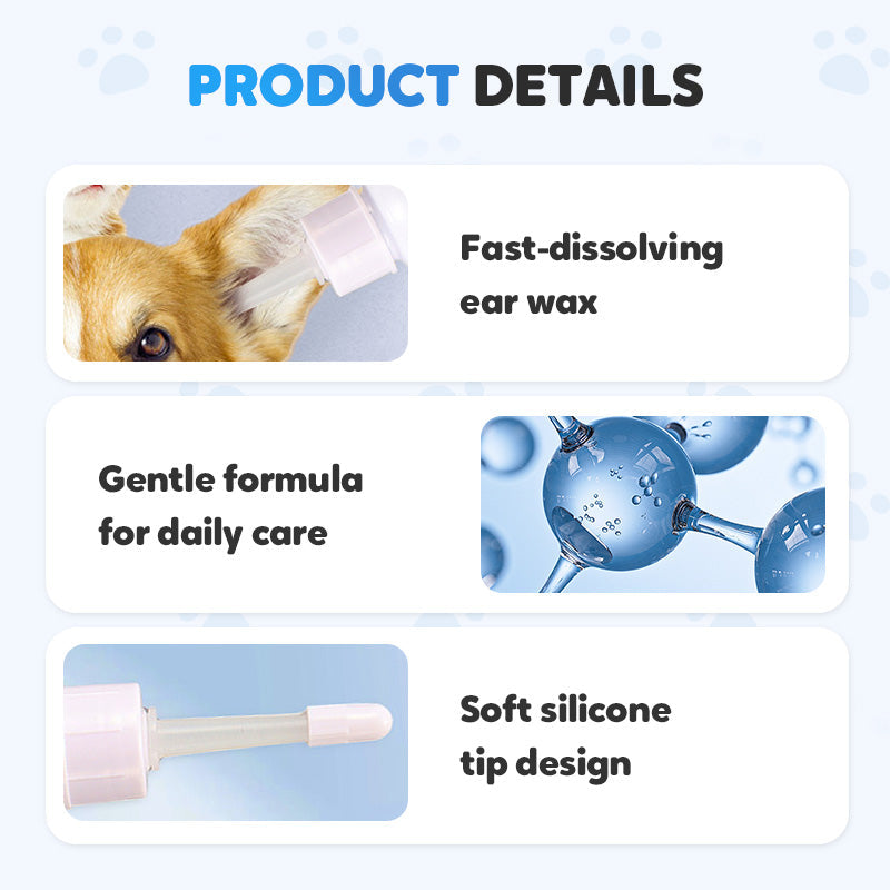 📢✨ Ohrenreiniger für Haustiere – Sanfte Formel mit beruhigender Aloe Vera für Hunde und Katzen, beugt Infektionen und Geruchsbildung vor 🌿