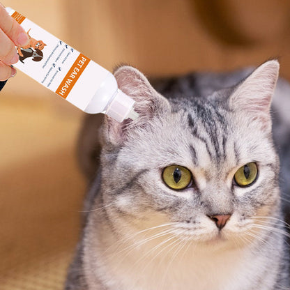 📢✨ Ohrenreiniger für Haustiere – Sanfte Formel mit beruhigender Aloe Vera für Hunde und Katzen, beugt Infektionen und Geruchsbildung vor 🌿