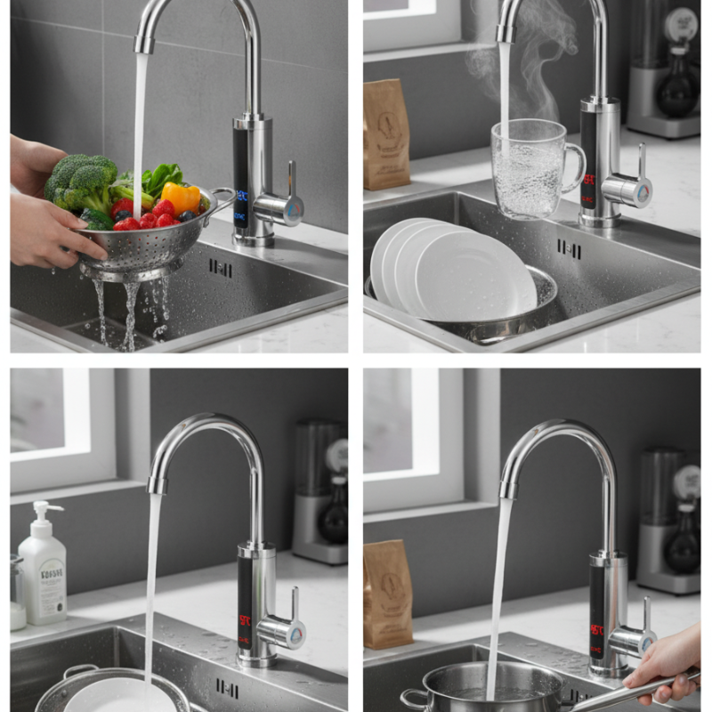 Durchlauferhitzer-Wasserhahn