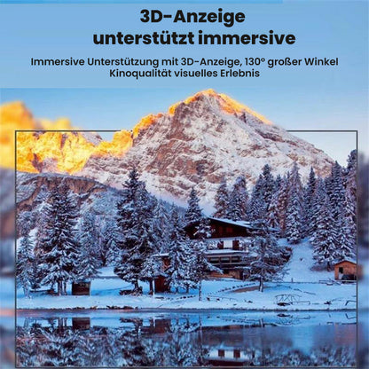 ❄️Sommerfrische 50 % Rabatt!📺120 Zoll faltbare Projektions-Leinwand – matte Anti-Licht-Oberfläche für Heimkino-Feeling