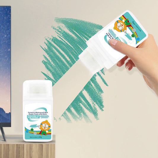 Compact Waterproof Wall Repair Paint with Roller