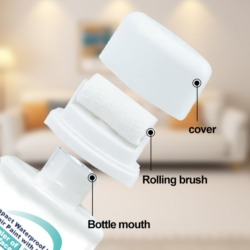 Compact Waterproof Wall Repair Paint with Roller