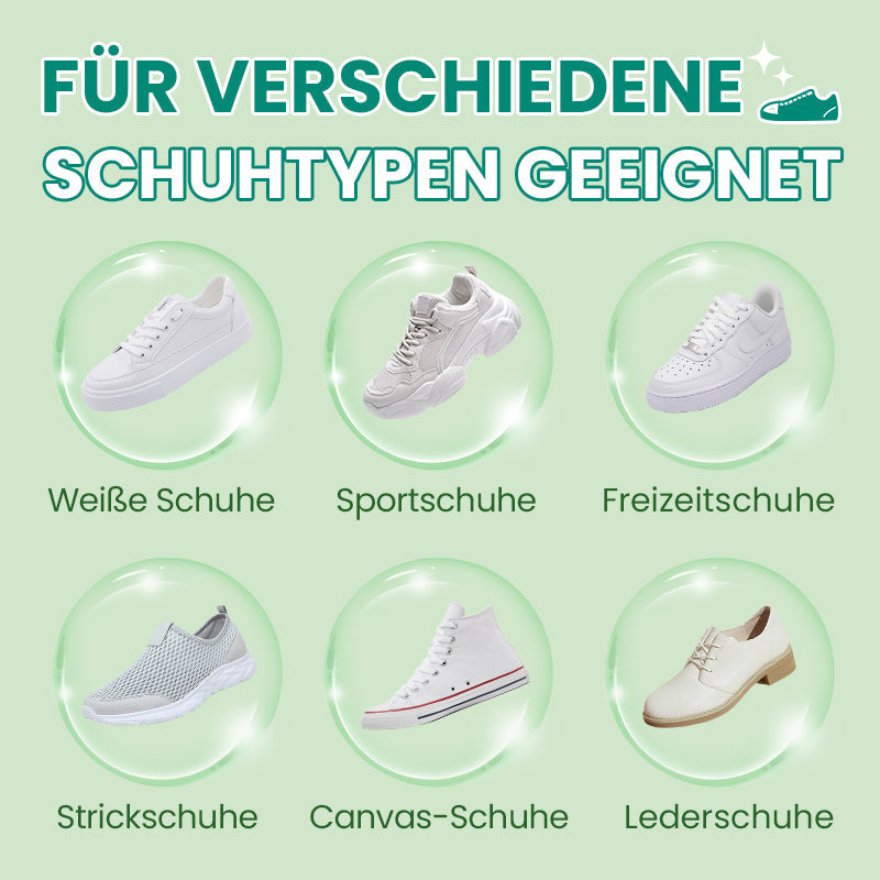 Multifunktionaler, effektiver und milder Schuhrreiniger
