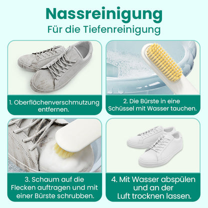 Multifunktionaler, effektiver und milder Schuhrreiniger
