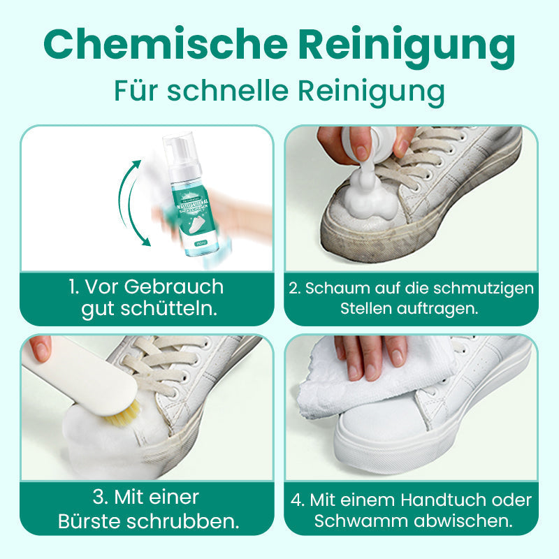 Multifunktionaler, effektiver und milder Schuhrreiniger